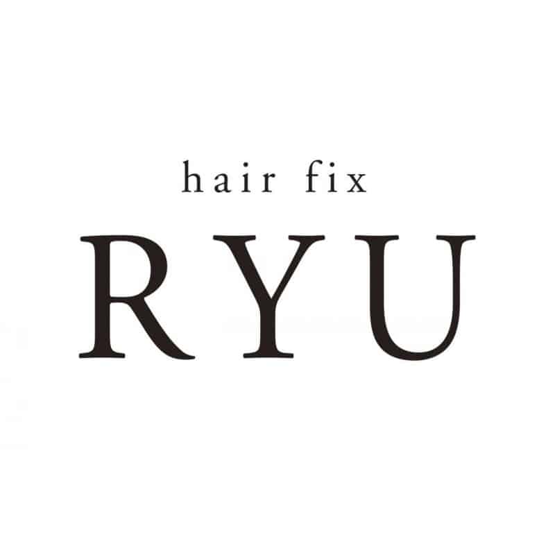 美容室hair fix RYUロゴ画像